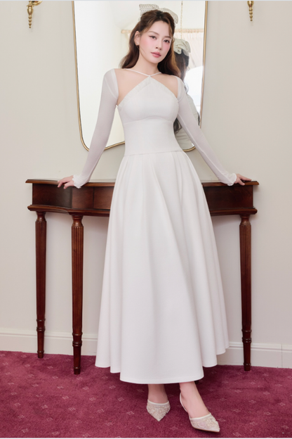 Fall/Winter Collection - White Amoura Dress