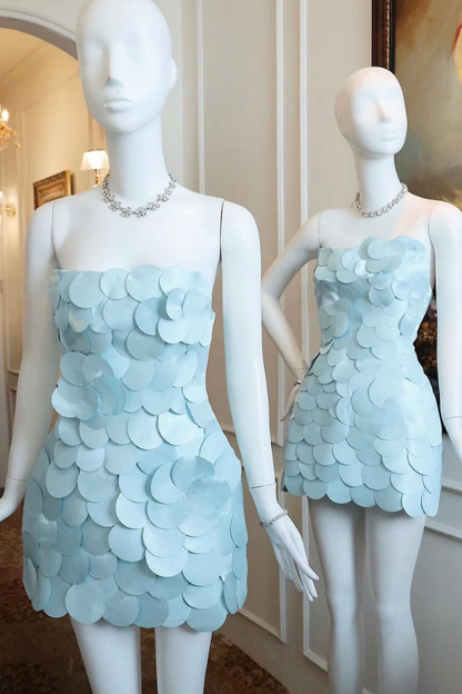 Blue Poppy Dress