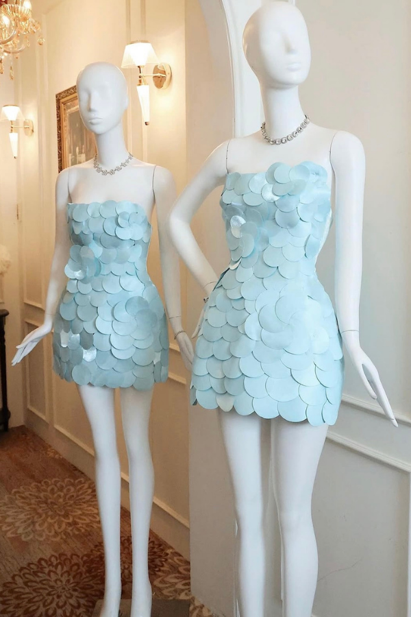 Blue Poppy Dress