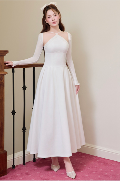 Fall/Winter Collection - White Amoura Dress