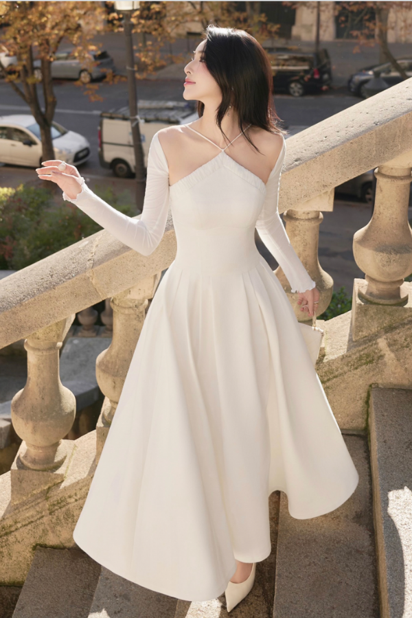 Fall/Winter Collection - White Amoura Dress