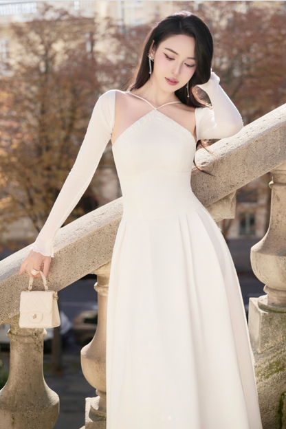 Fall/Winter Collection - White Amoura Dress