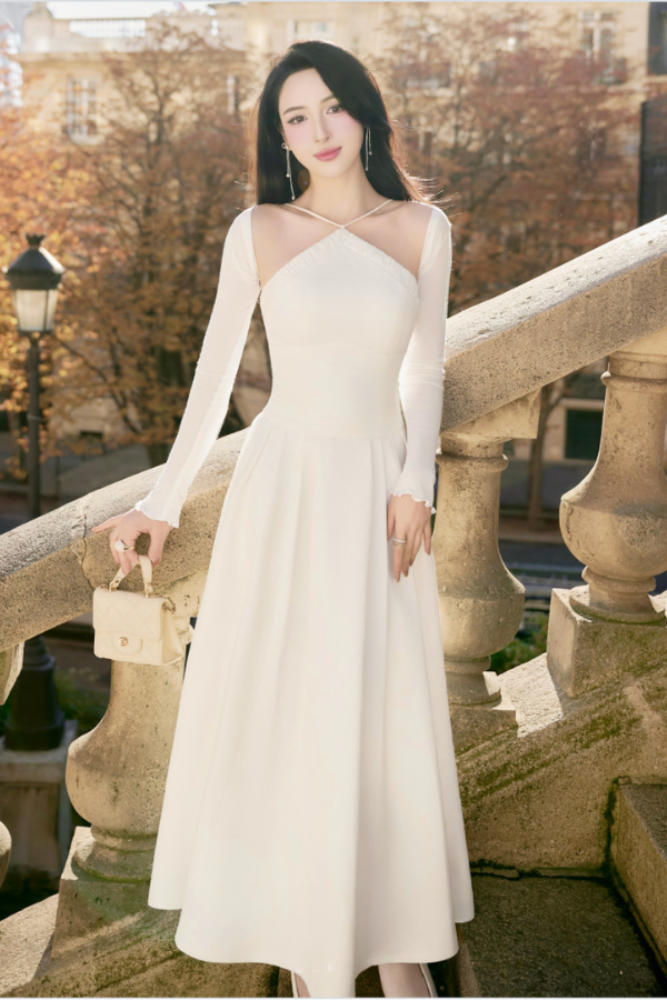 Fall/Winter Collection - White Amoura Dress