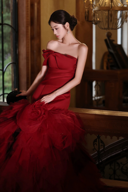 Red Ava Gown