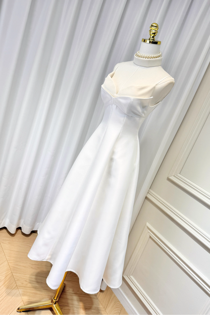 White Strap Dress
