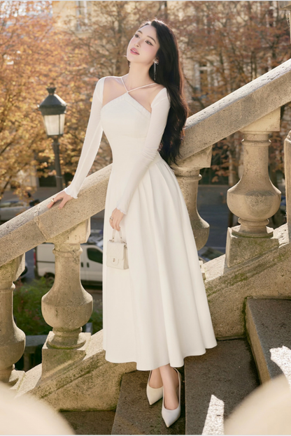 Fall/Winter Collection - White Amoura Dress