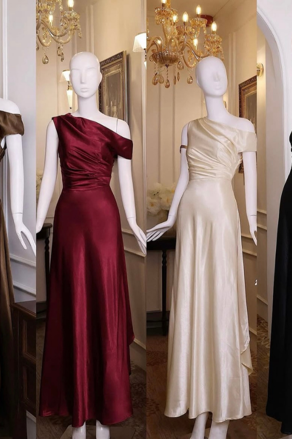 Red Wendy Long Dress