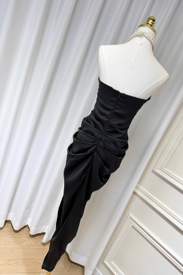 Black Corset Long Dress