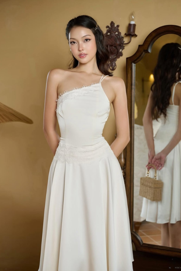 White Leblanc Dress
