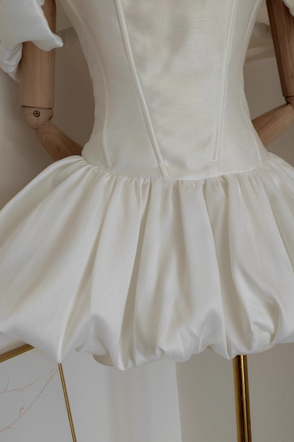 White Off Shoulder Dress