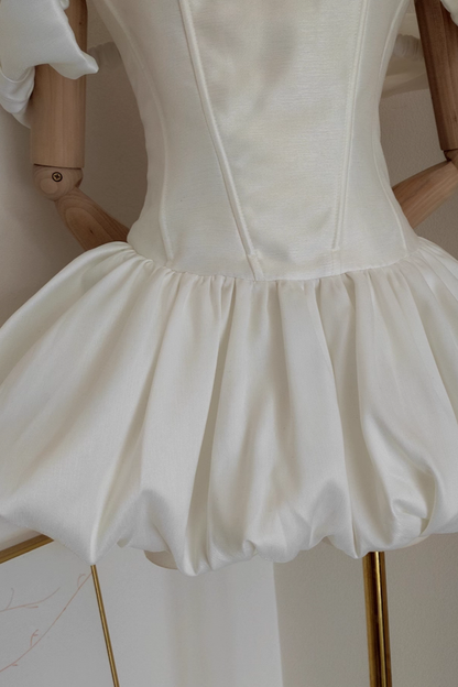 White Off Shoulder Dress