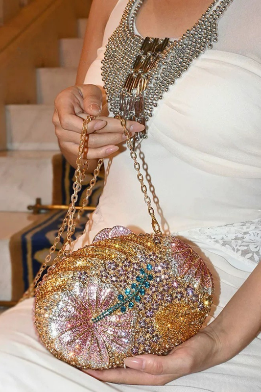 Gold Tropical Bag