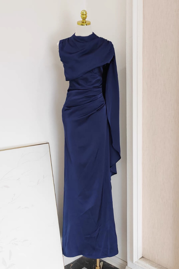 Blue Danica Long Dress