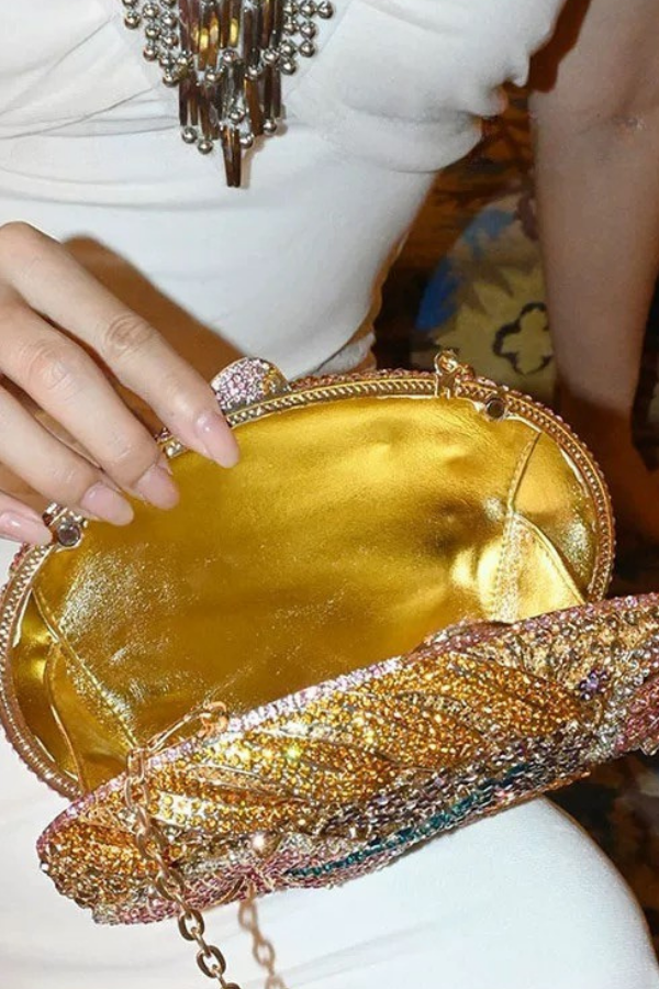 Gold Tropical Bag