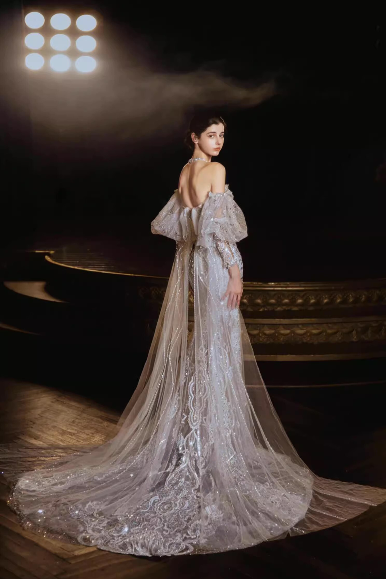 Gray Fairy Sequin Long Gown My Store Gray Fairy Sequin Long Gown My Store