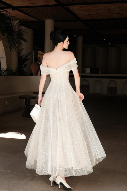 White Tori Long Dress