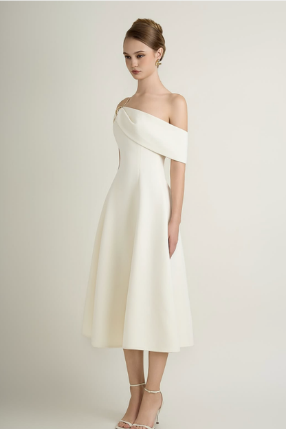 White Diana Long Dress