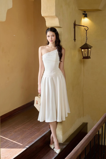 White Leblanc Dress