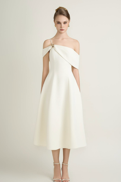 White Diana Long Dress