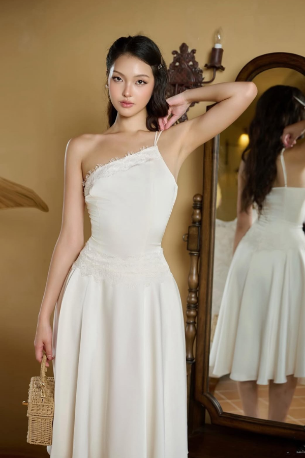 White Leblanc Dress