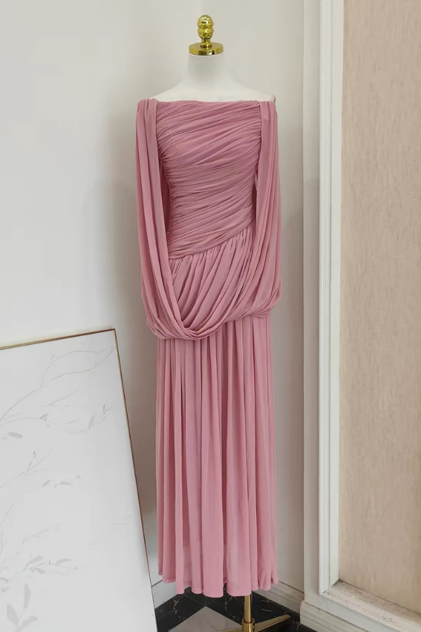 Pink Hillary Long Dress