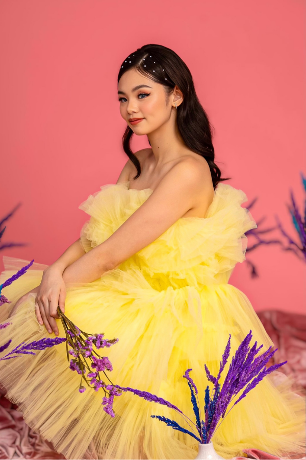 Yellow Tulle Dress