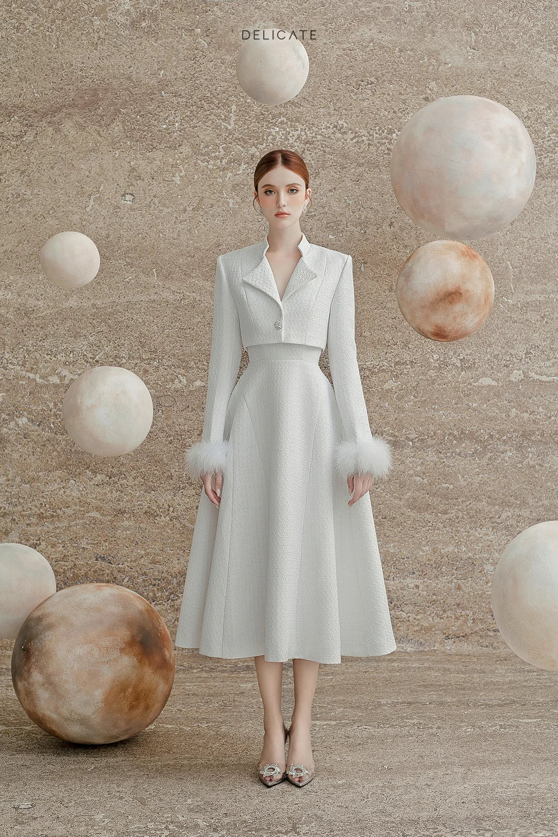 Fall Winter 23' Collection - Keelin Tweed Dress Fall Winter 23' Collection - Keelin Tweed Dress