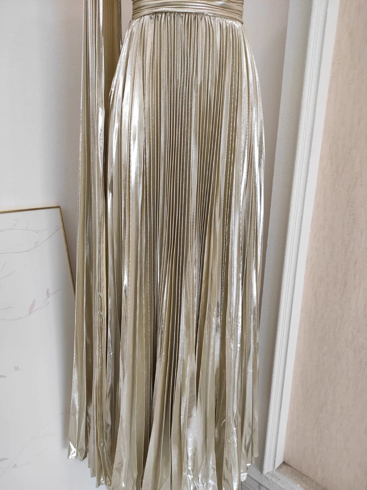 Gold Shimmering Dress