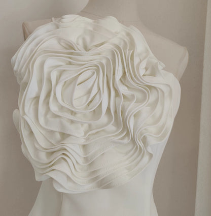 White Flower Dress