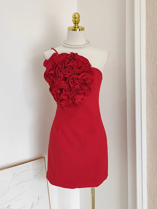 Red Flower Dress