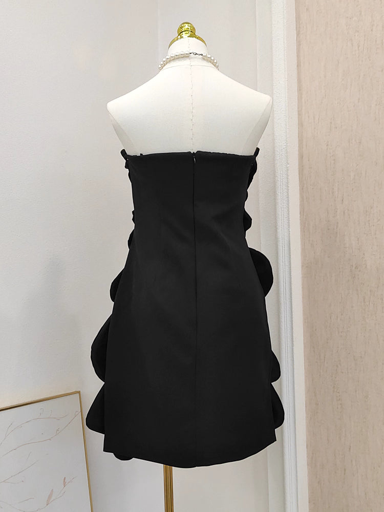 Black Petal Dress