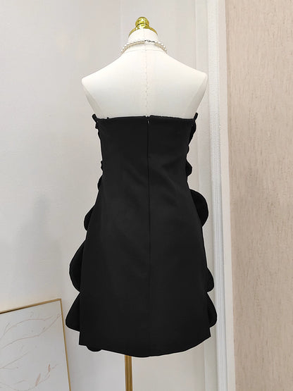Black Petal Dress