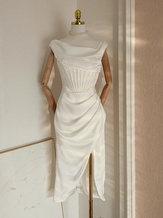 White Corset Dress