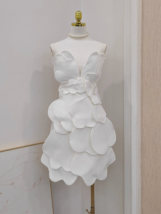 White Petal Dress