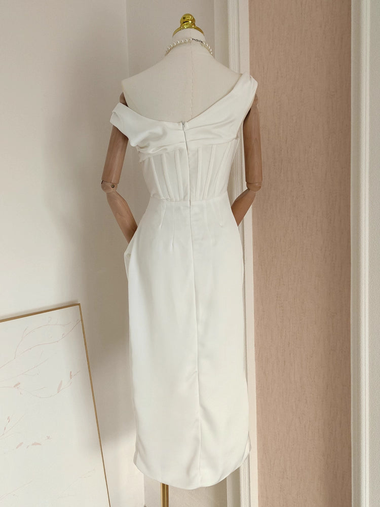White Corset Dress