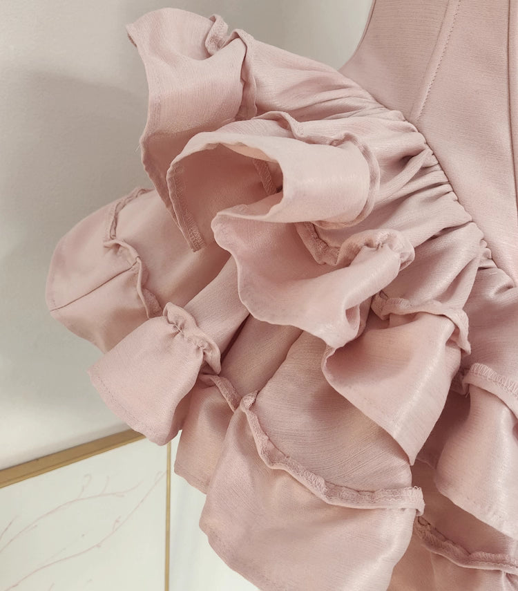Pink Ruffle Coquette Dress