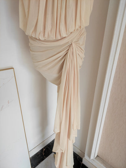Cream Tube Dress