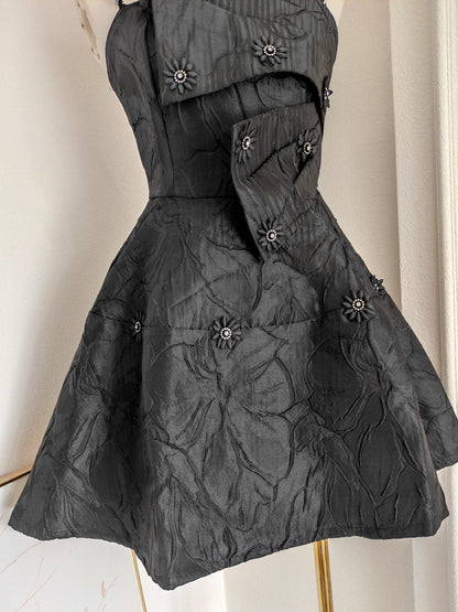 Black Flower Dress