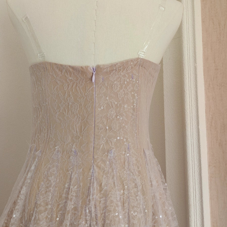 Purple Lace Dress