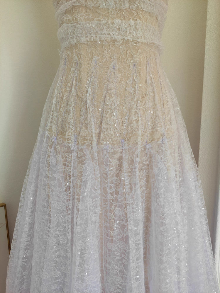 Purple Lace Dress