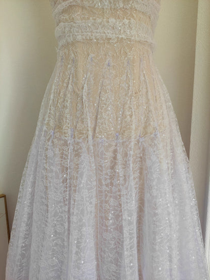 Purple Lace Dress