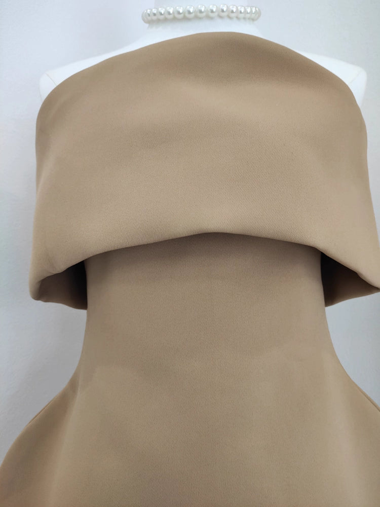 Brown Tube Dress
