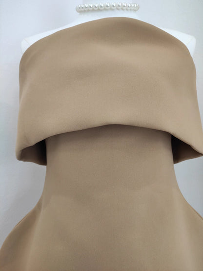 Brown Tube Dress