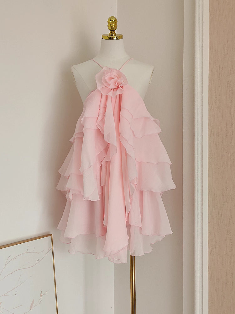 Pink Flower Dress