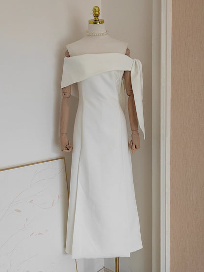White Off Shoulder Dress