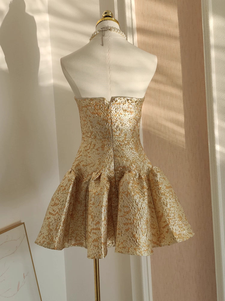 Gold Tube Dress