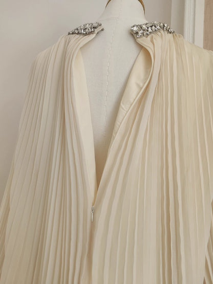Beige Long Sleeve Dress