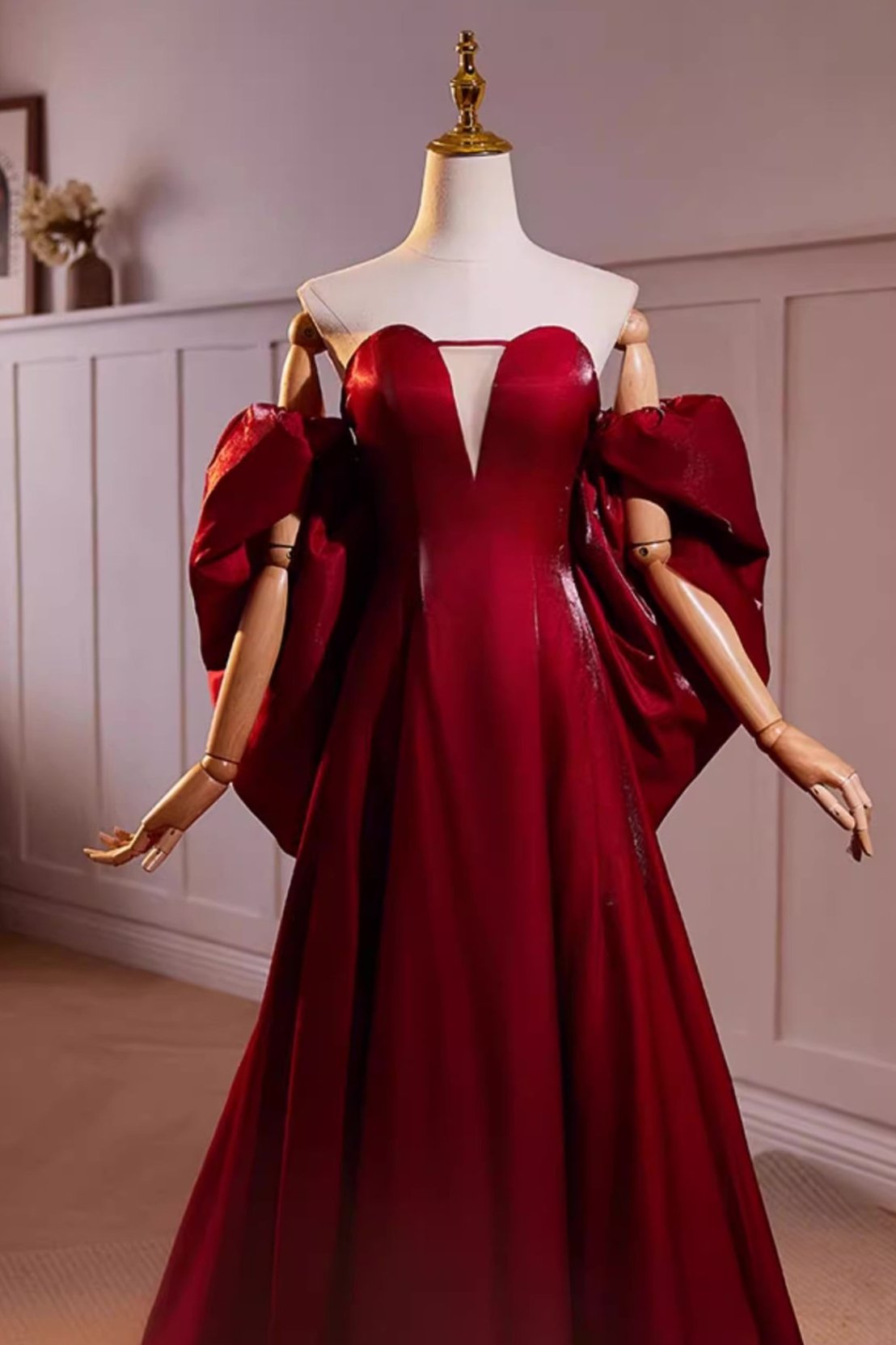 Red Long Gown