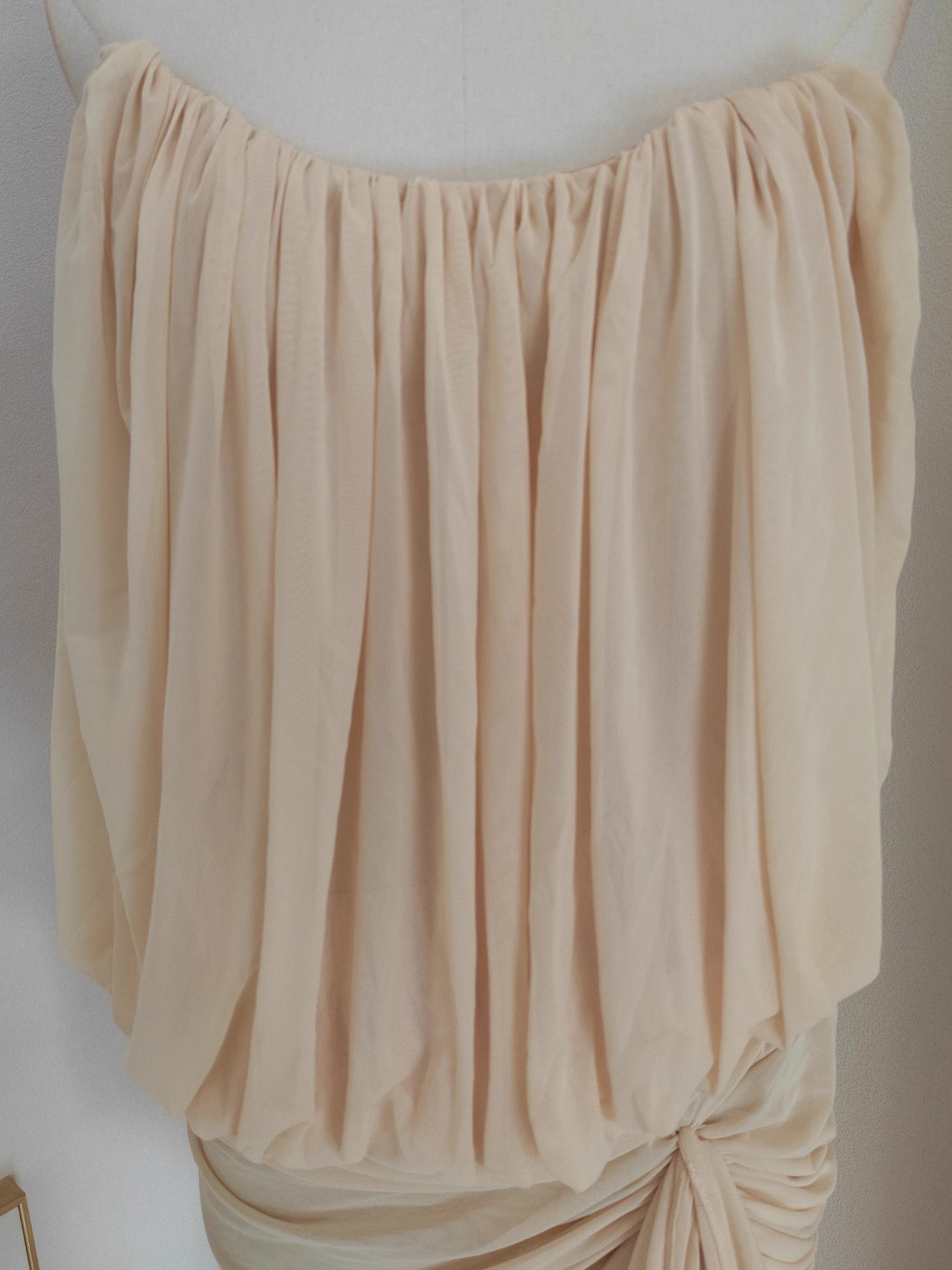 Cream Tube Dress