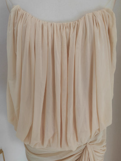 Cream Tube Dress